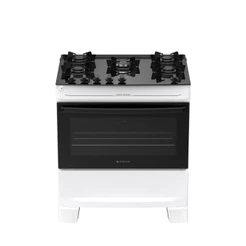 Fogão 5 bocas Atlas Mônaco Top Glass Automático Mesa de Vidro