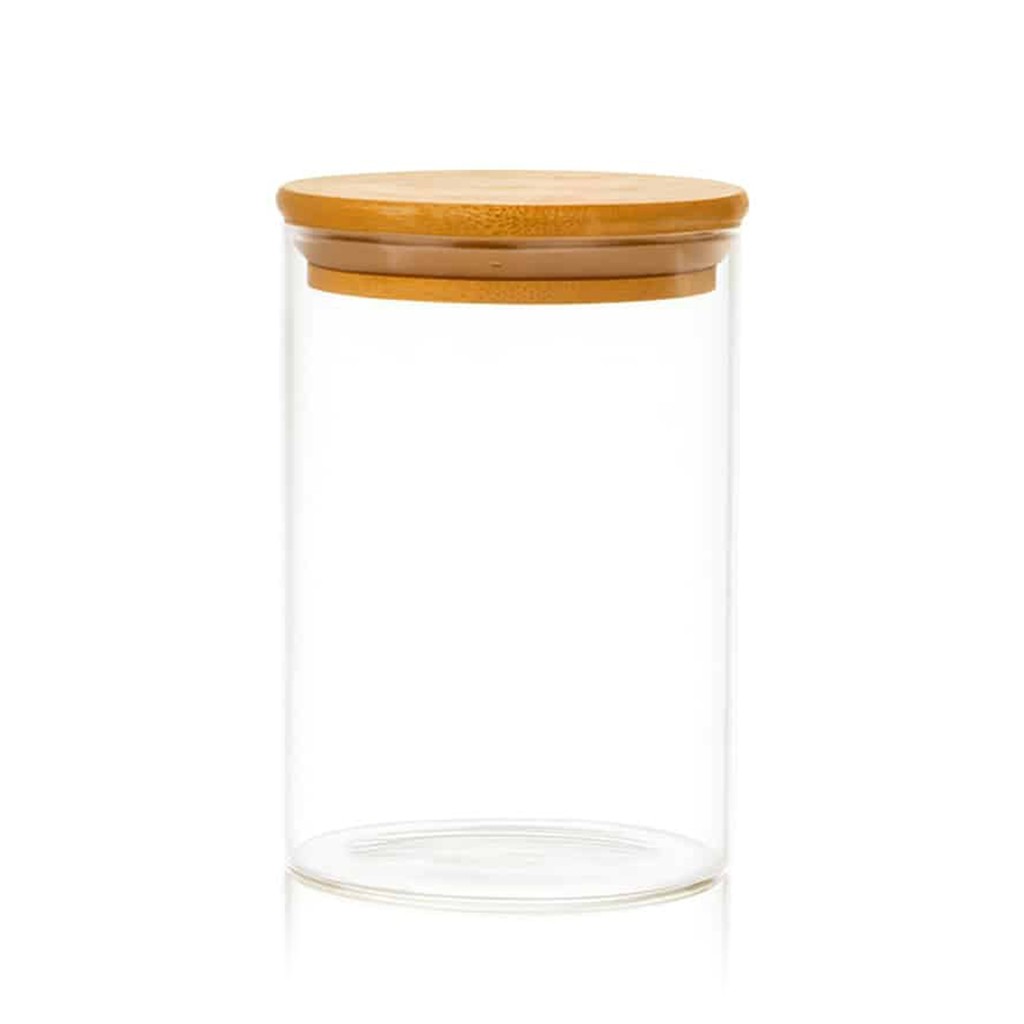 Porta Mantimentos Pote De Vidro Para Alimentos Borossilicato 520ml Transparente - Mori