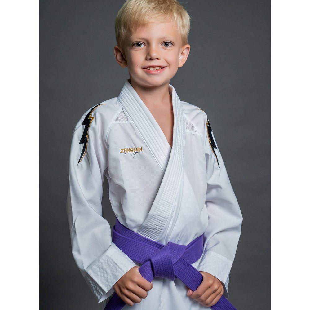 Kimono Karate Zanshin Infantil GKM Gold Line Microfibra