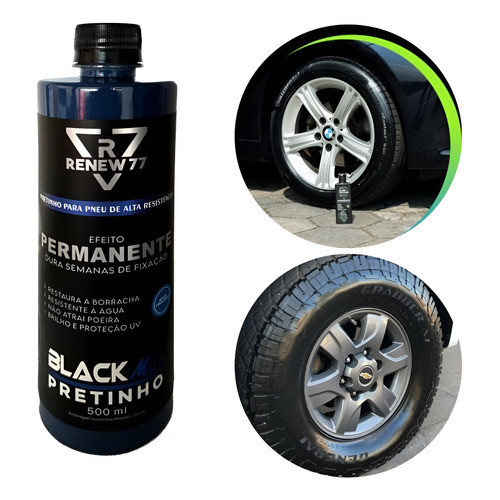 Pretinho Para Pneu Black Mais Pretinho 1LT