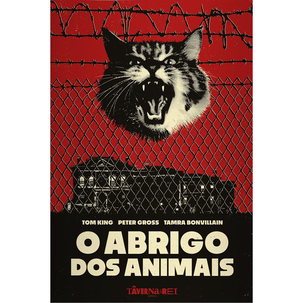 Capa do livro Comics - O Abrigo dos Animais - por Tom King - Editora Taverna do Rei