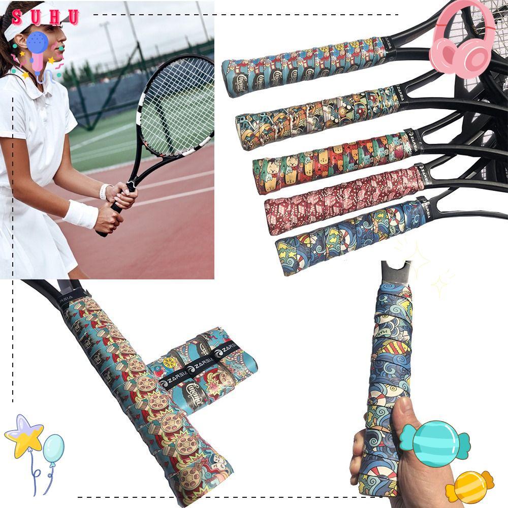 SUHU 2 Pcs Overgrips Para Raquete De Badminton Fita Antiderrapante Respirável Multicolor Tênis