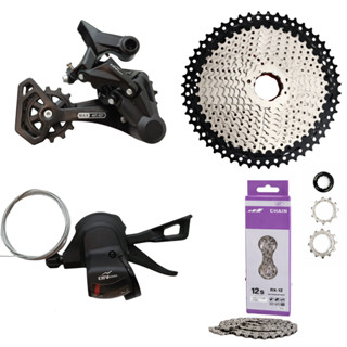 Conjunto de cambio de 12V com Cassete 11-52 Dentes Onmoove com Corrente ZSC 12 Velocidades Fina Indexada em Oferta na Shopee