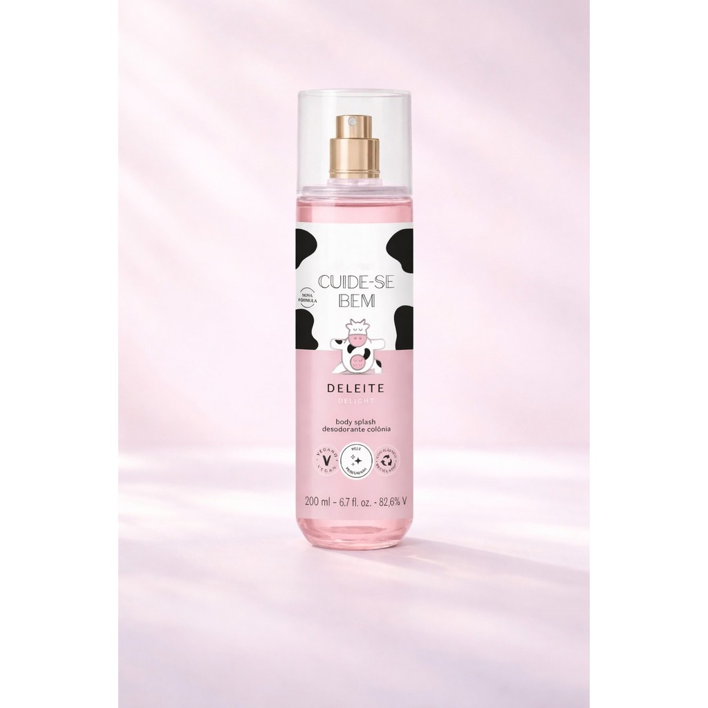 Body Splash Cuide-se Bem DeLeite Feminino 100ml Vaquinha