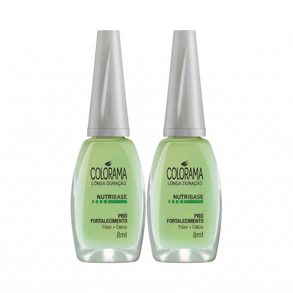 Kit 2 Esmaltes Colorama Nutribase Pro Fortalecimento