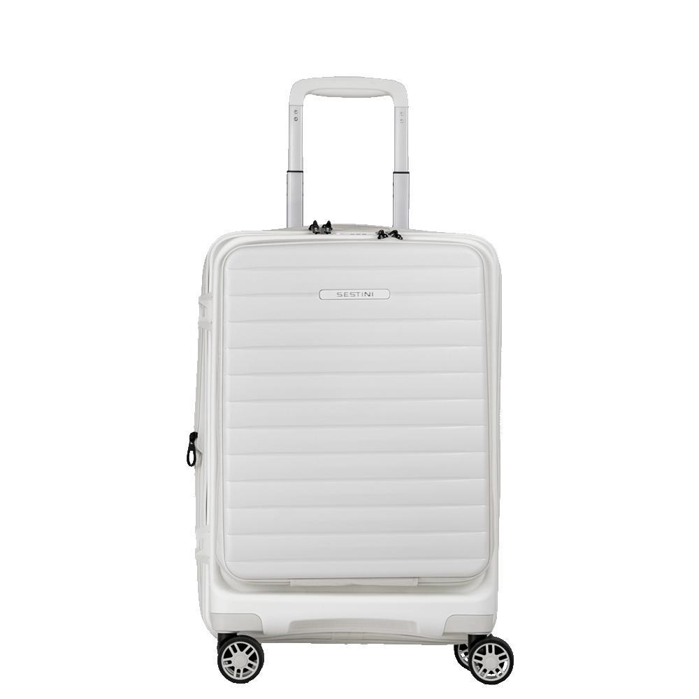 Mala de Viagem Bordo em Polipropileno com Rodas 360º PP Duo - Branco