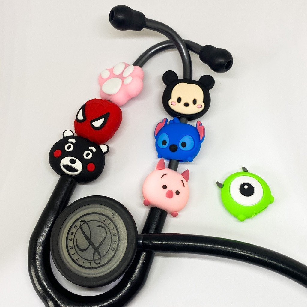 Estetoscópio/Acessórios Decorativos Fofos para Pediatria/Joias Charmosas e Bonitas BRRD