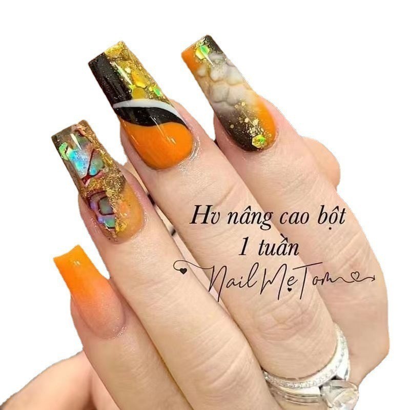 Kit 12 Madre Peróla Com Fio De Ouro Decoração Unhas Acrigel