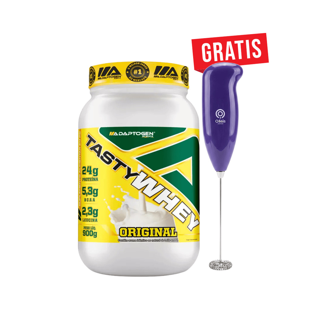 Tasty Whey 3w Adaptogen 900 Gr Melhor Whey do Brasil