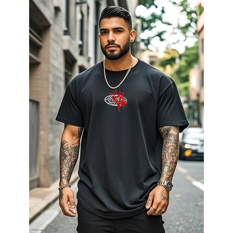 [Camiseta Premium em Algodão Puro]VU premium Blusa oversized da Chronic Unissex estampada