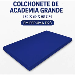 Colchonete colchão camping acampamento sitio praia solteiro impermeável napa 180X60X05