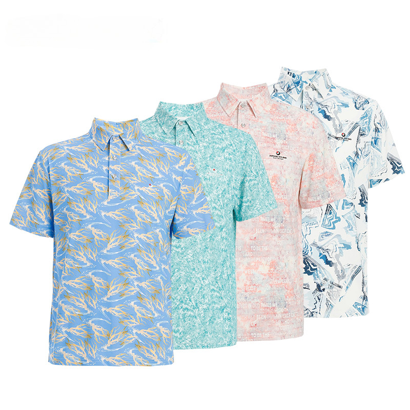 Japão Japão Coreia do Sul Taiwan Europa América Comércio exterior de venda quente JL Golf POLO Top POLO Camisa Casual de