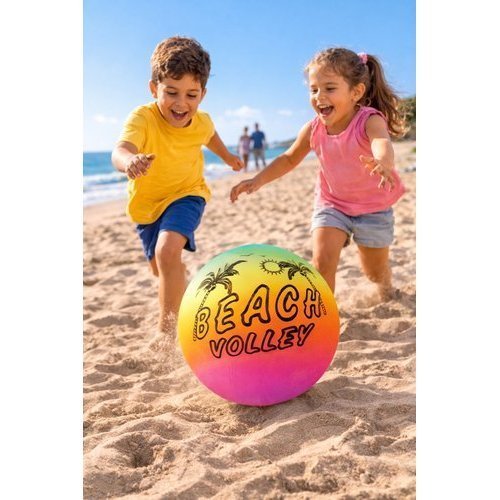 Bola Infantil Colorida Arremesso Esporte Brinquedo Criança Praia Escola Diversão Criança