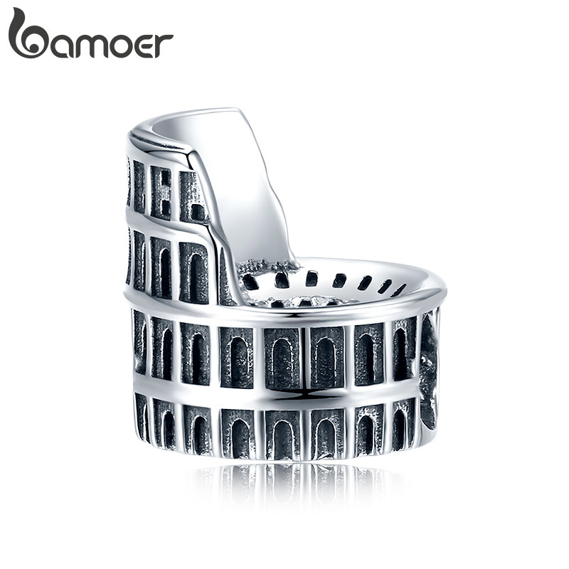 Bamoer Charm Coliseu DIY Pulseira Acessórios Para Presentes Femininos
