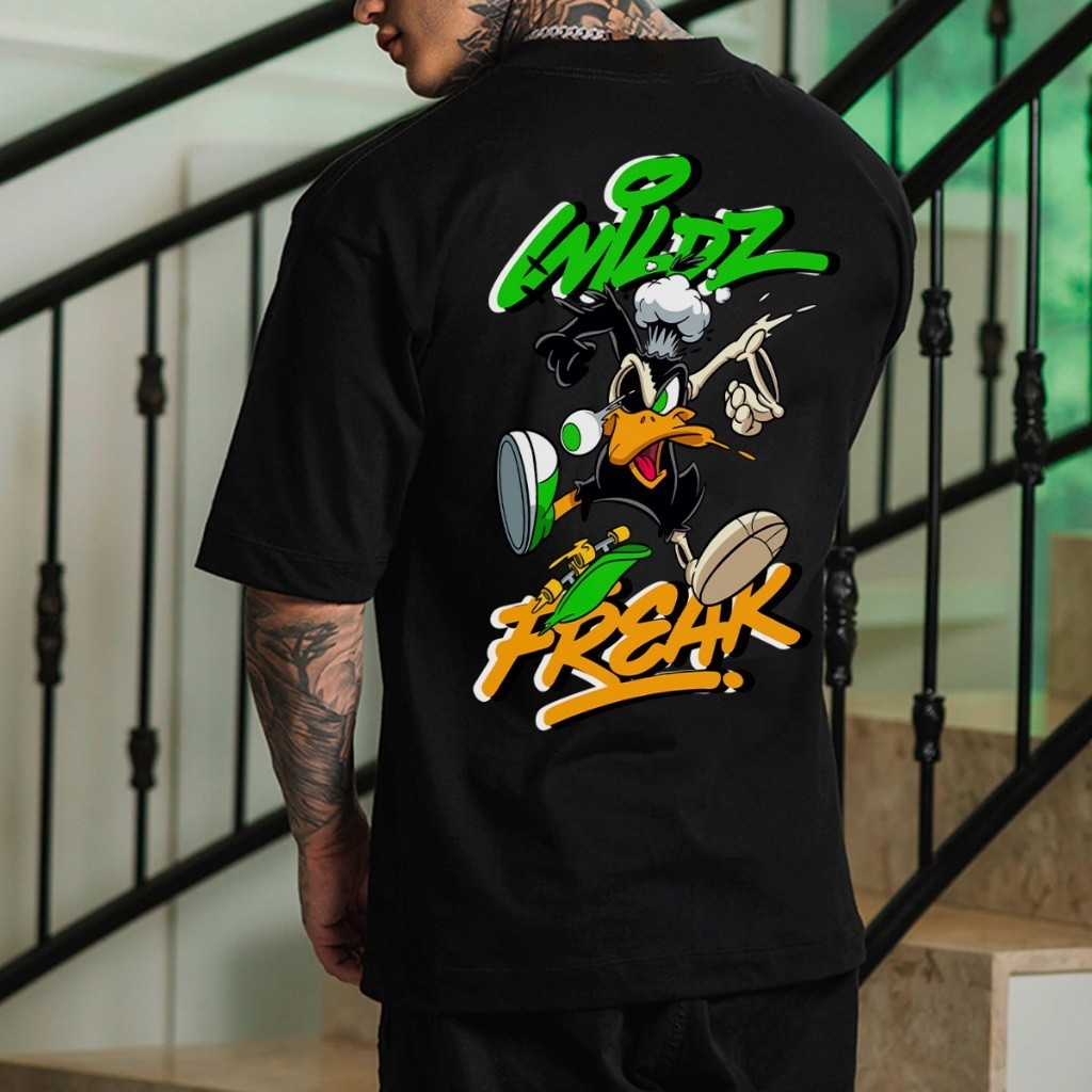 Camiseta Camisa Oversized Streetwear Desenho Personagem Patolino Unissex Estampada STW 363