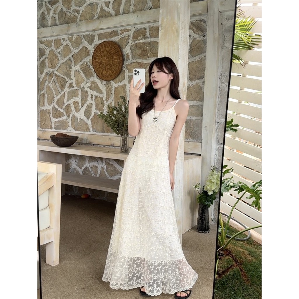 [Vestido feminino de tensão Sexual Slim-fit Charm Vestido feminino Saia de uso diário] 2025 Vestido tipo estilingue bord