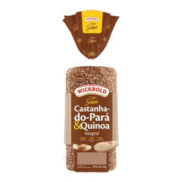 Pão de Forma Castanha do Pará e Quinoa Wickbold
