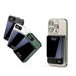 Carregador Portátil Para iPhone Com Banco De Potência De Carregamento Indutivo Magsafe 10000 mAh Bateria em Oferta na Shopee