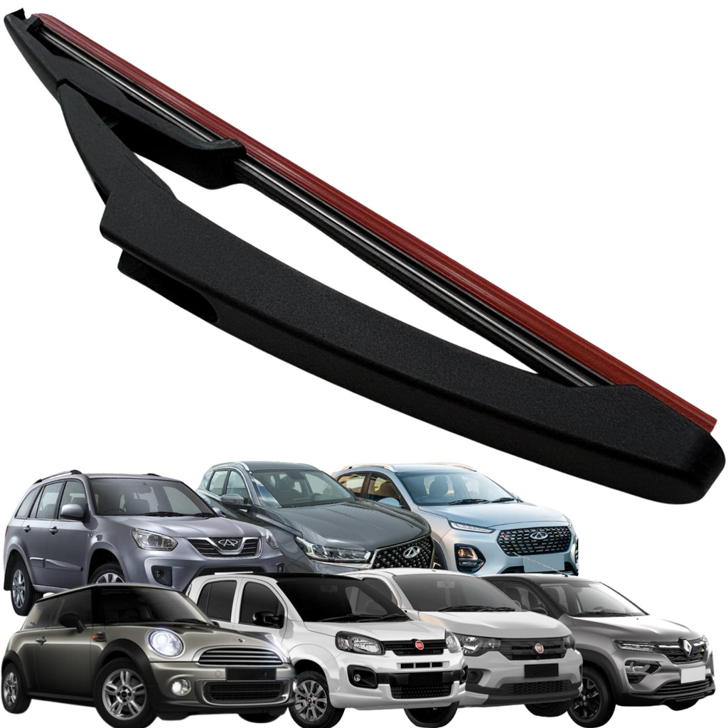 Palheta Limpador Traseira VETOR para Tiggo 2 Tiggo 3X Tiggo 7 Pro C4 Cactus Mobi Uno HR-V Cooper Clio Kwid PVT10F