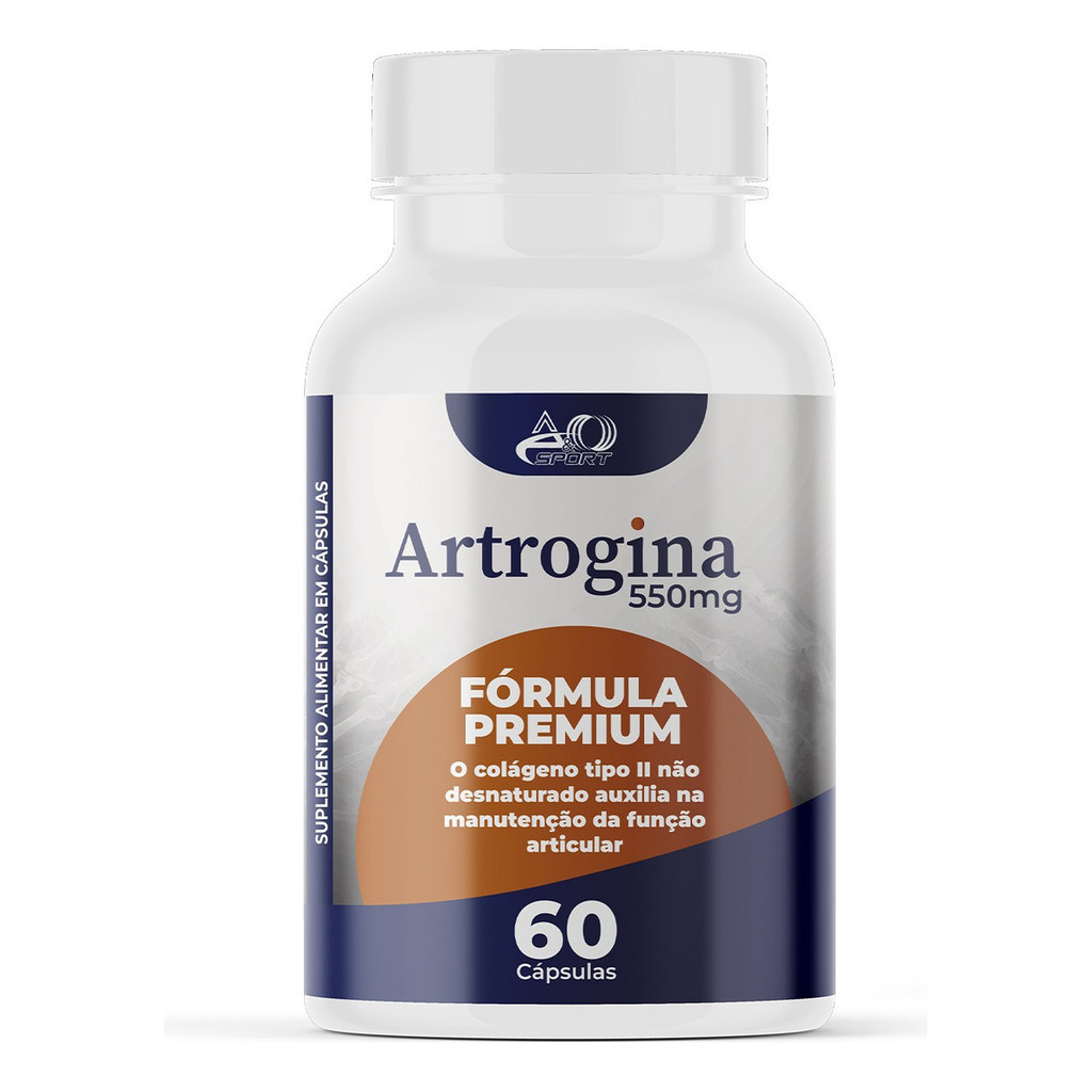 Artrogina Suplemento Alimentar 60 Cápsulas - Loja Oficial - Sem Sabor