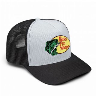 Boné Trucker Bass Pro Shops de Pesca Pescador Casual Adulto Aba Curva Unissex