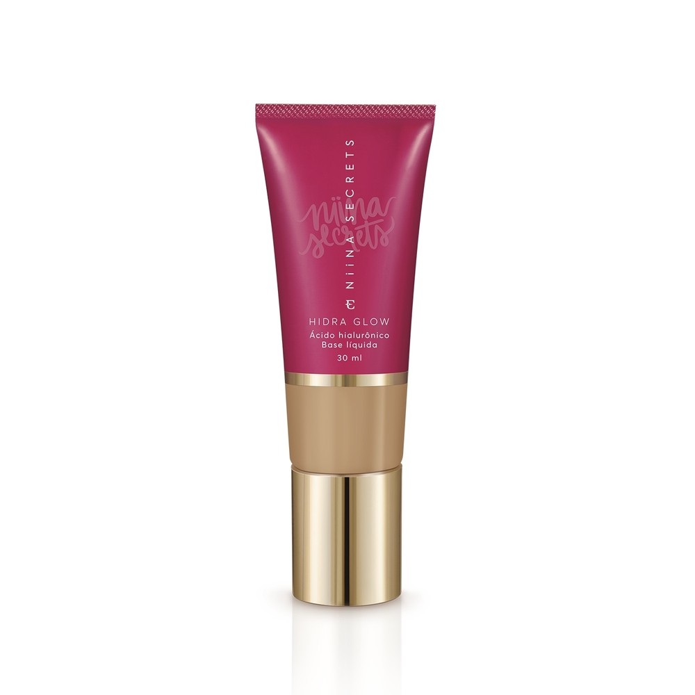 Eudora Base Líquida Niina Secrets Hidra Glow Cor 45 30ml
