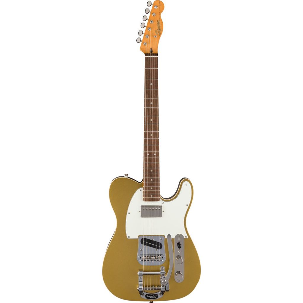 Guitarra Squier Fender Telecaster Classic Vibe Custom SH With Bigsby Aztec Gold