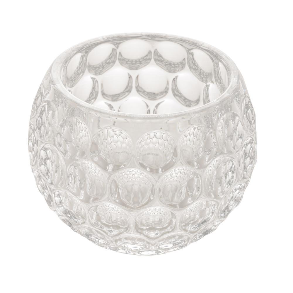 Porta Velas Lyor Bolhas de Cristal 11cm x 9cm