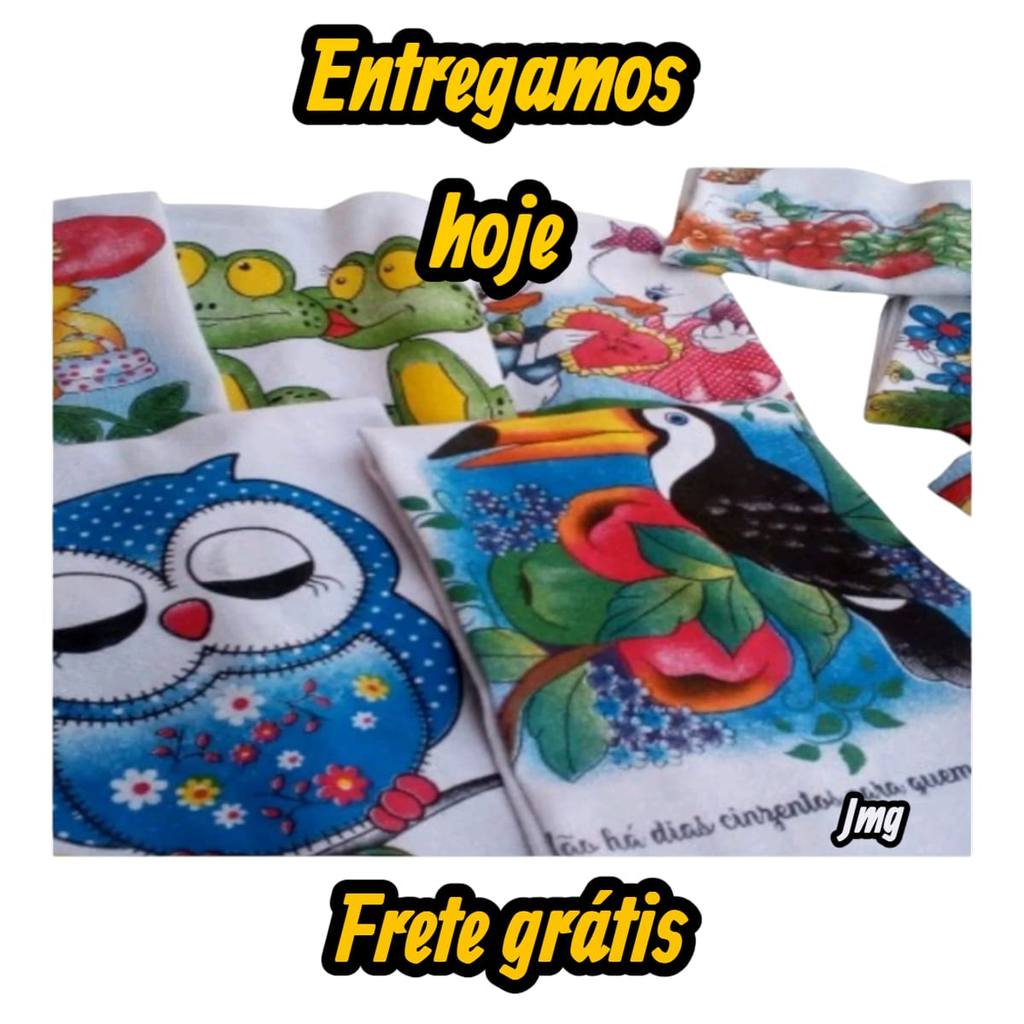 Pano de Prato Estampado Sortido com Acabamento em Bainha Guardanapo Toalha Seca Louça Nova Era Mandala