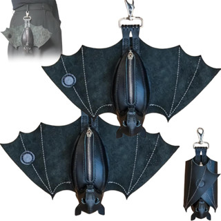 Bolsa De Moedas De Morcego De Couro PU Com Asas Dobráveis Penduradas Porta-Zíper Para Bolsas E Cintos [covdes.br] em Oferta na Shopee