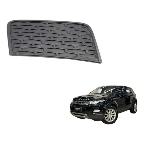Moldura Farol Milha Lado Direito Land Rover Evoque 2015 Preto