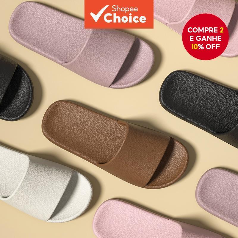 Chinelos Antiderrapantes De EVA Femininos De Verão Calçados Internos Sapatos Confortáveis em Oferta na Shopee