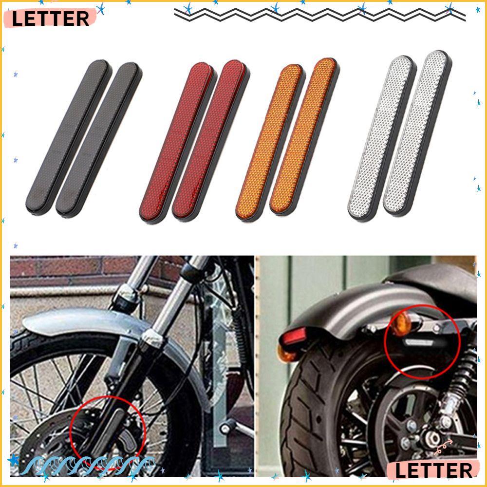 Carta 2 Peças Adesivo Reflexivo Decorar Acessórios De Motocicleta Sinal De Aviso Para Harley