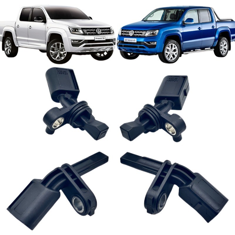 Kit 4 Sensor Freio Abs Vw Fox Voyage Polo Up WHT003856,WHT003857,2H0927807A, 2H0927808A
