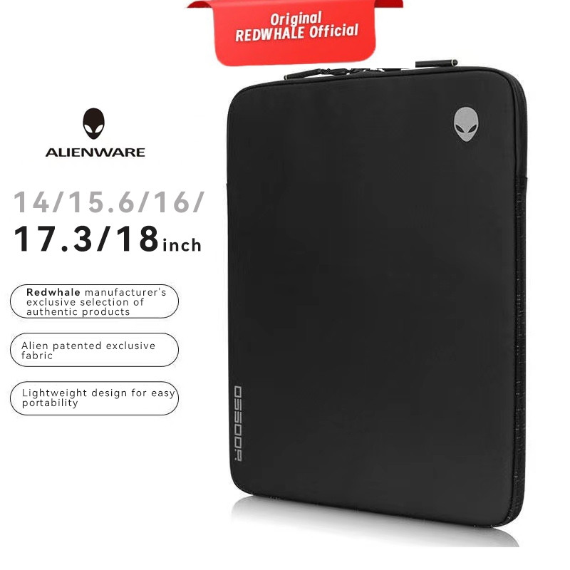 Pronto Estoque Alien 17 18 Polegadas Bolsa Forro Para laptop De Armazenamento À Prova D'água 14 15 6 De Choque