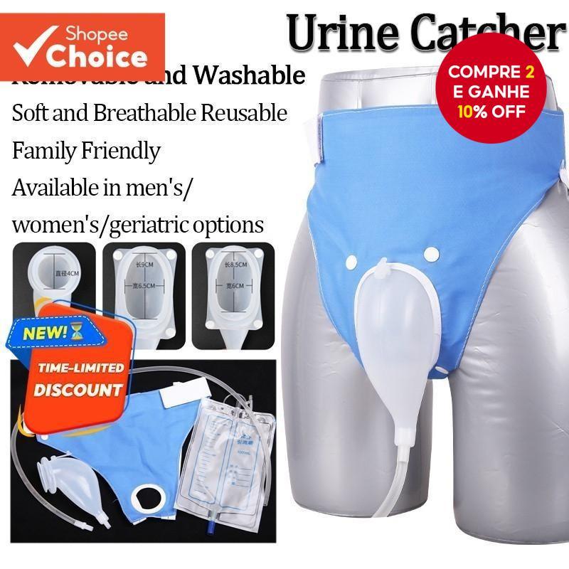Calcinha Para Incontinência Com Bolsa Coleta De Urina , Solução Hermética De Drenagem Uso ...