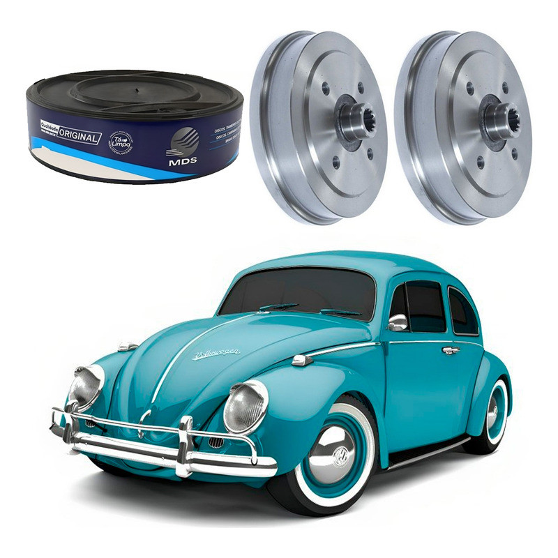 Tambor Freio Traseiro Volkswagen Fusca 1.6 1974 A 1986