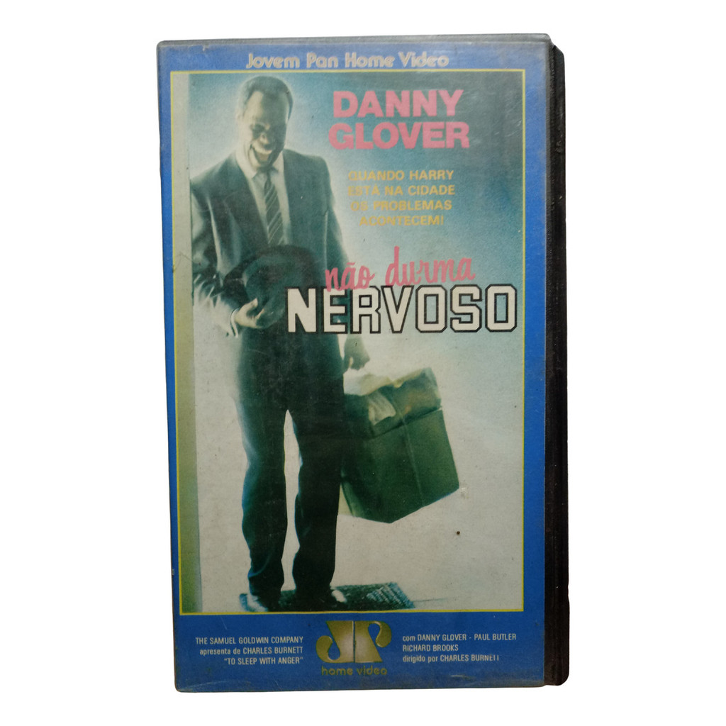 vhs Não Durma Nervoso - Danny Glover - Richard Brooks