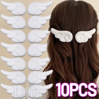4-10 Peças De Grampos De Cabelo Com Asa De Anjo De Fada-Acessórios Da Moda-Para Meninas E Mulheres , Roupas De Cosplay-C