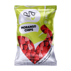 Morango Chips Liofilizado Crocante - P&P