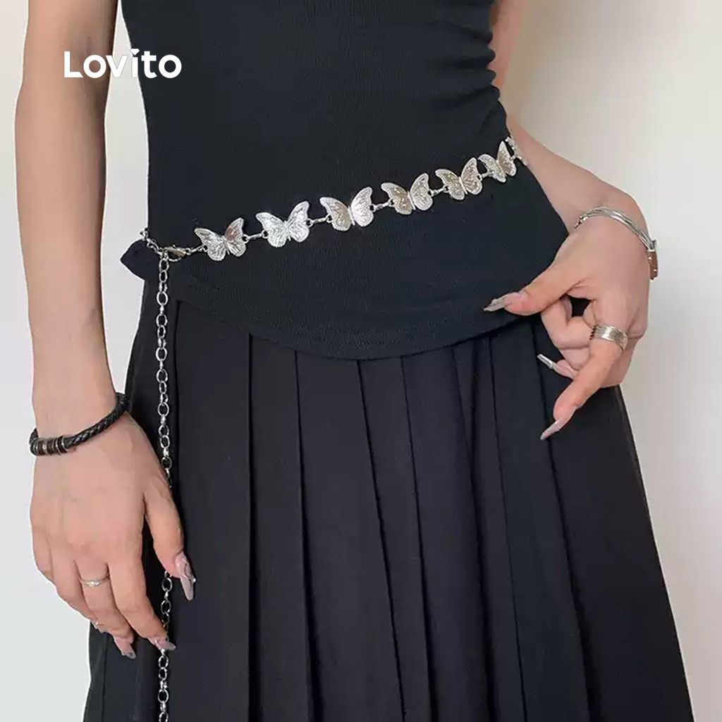 Lovito  Cinto Clássico Elegante e Versátil LFA111274 em Oferta na Shopee