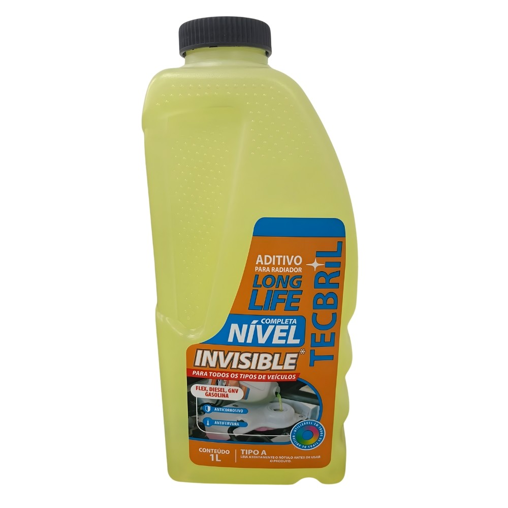 Aditivo Radiador 1l Biocoolant Long Life Tecbril Amarelo
