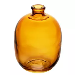 Vaso Wolff Horizon 14cm x 10cm Amarelo Vidro