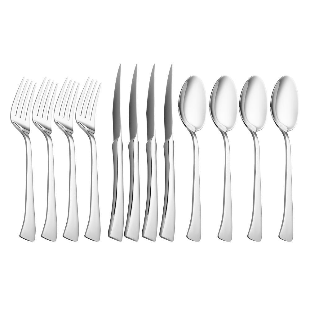 Faqueiro Berna 12 Peças Aço Inox Wolff em Oferta na Shopee