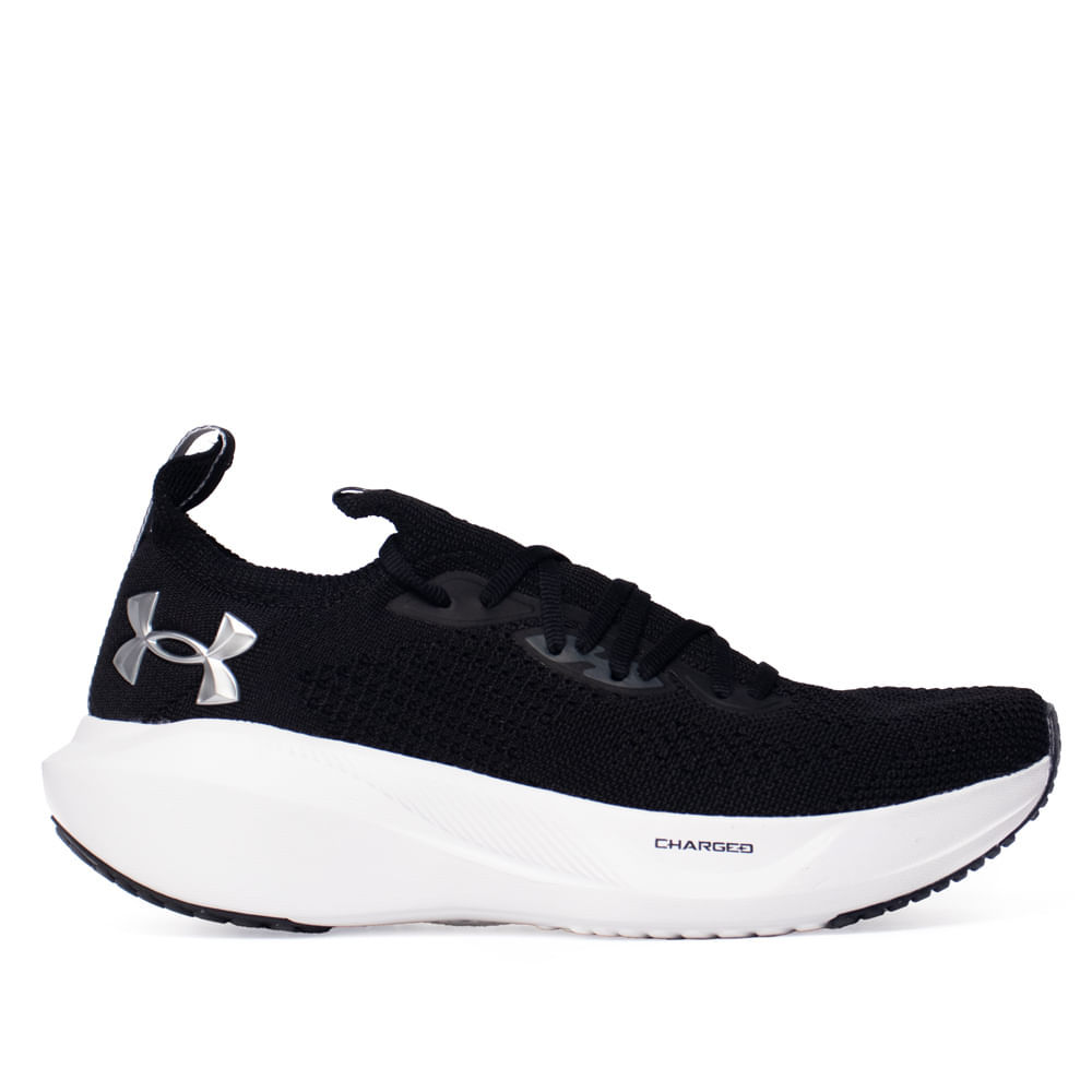 Tênis Masculino Under Armour Charged Slight 3 Knit Preto em Oferta na Shopee