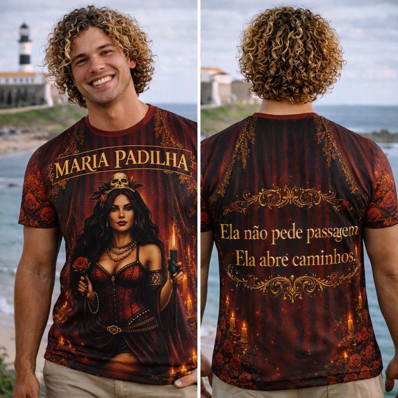Camiseta Estampada Maria Padilha Camisa Moda Streetwear Fashion Unissex