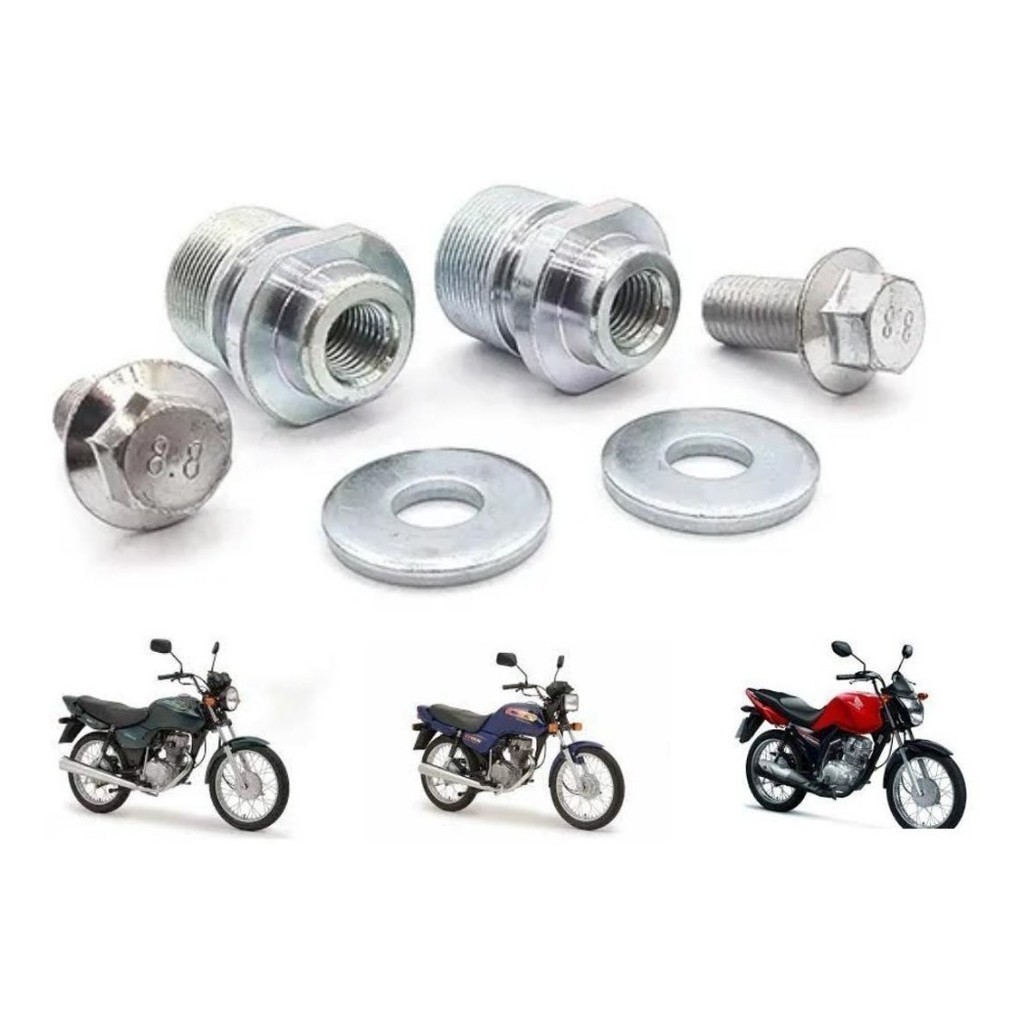 Parafuso Tampa Bengala Superior Fan 125 2009 Em Diante Kit em Oferta na Shopee