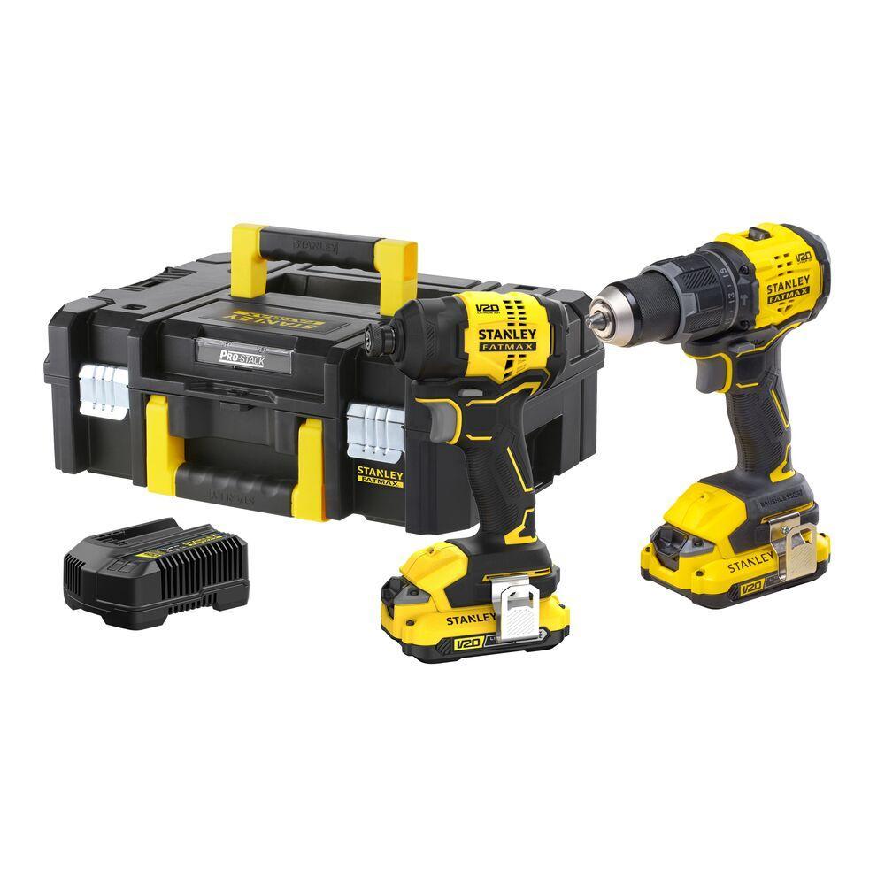 Parafusadeira de Impacto STANLEY SBDI466D2T com Acessórios