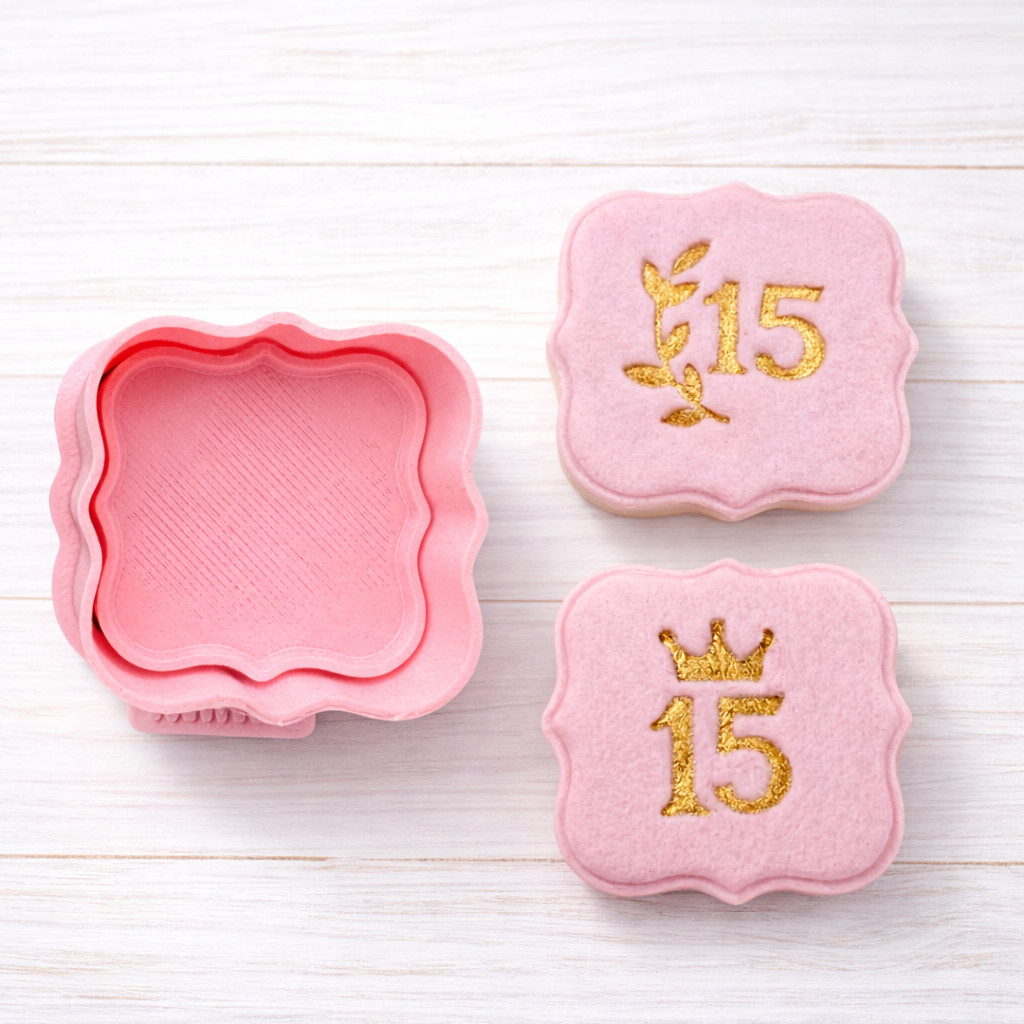 Modelador Ejetor Moldura Vintage para Brigadeiro, Doce, Massa e Biscoito - 2 Peças em Oferta na Shopee