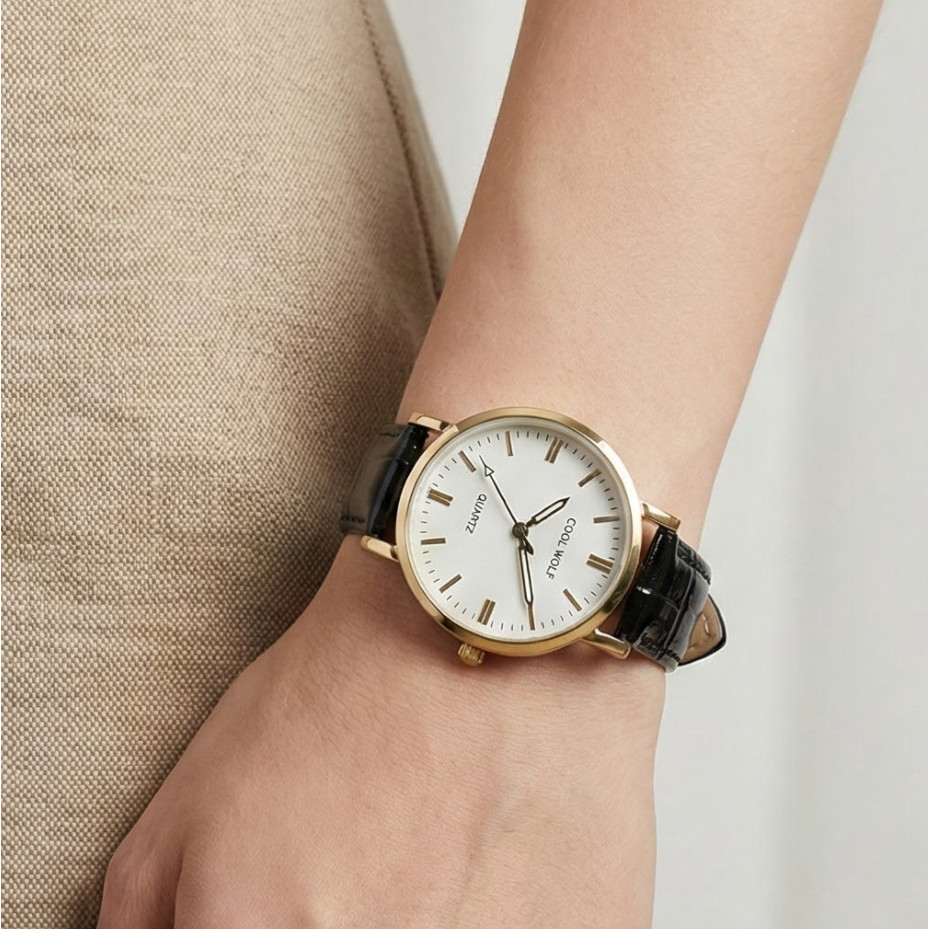 Relógio Feminino de Quartzo 35mm, Elegante e Durável, Pulseira Estilosa, Ideal para Presente e Uso Diário em Oferta na Shopee